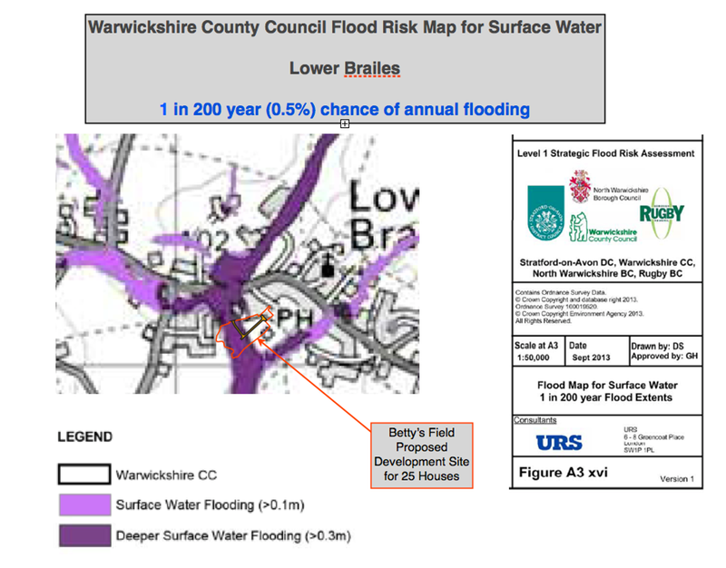 WCC Surface Water Flood Map